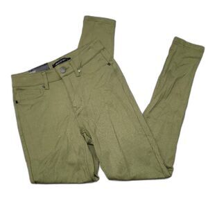 Eva Longoria Skinny High Rise Ponte Pant in Olive Size 4